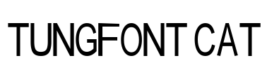 tungfont cat