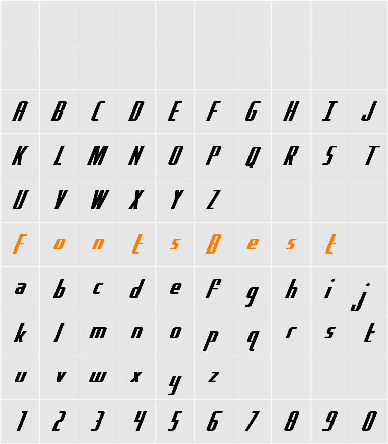 Hydro Squad Expanded Character Map