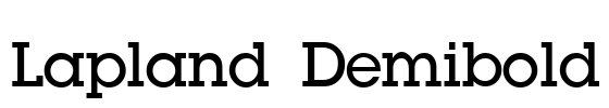Lapland Demibold Font Image