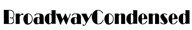 BroadwayCondensed