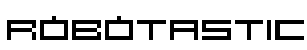 Robotastic Font Image