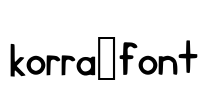 korra_font Font Image