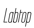 Labtop Font Image