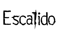 Escalido Font Image