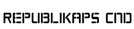 Republikaps Cnd Font Image