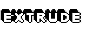 Extrude Font Image