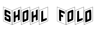 Shohl-Fold Font Image