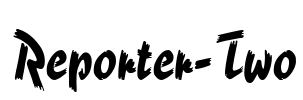 Reporter-Two Font Image