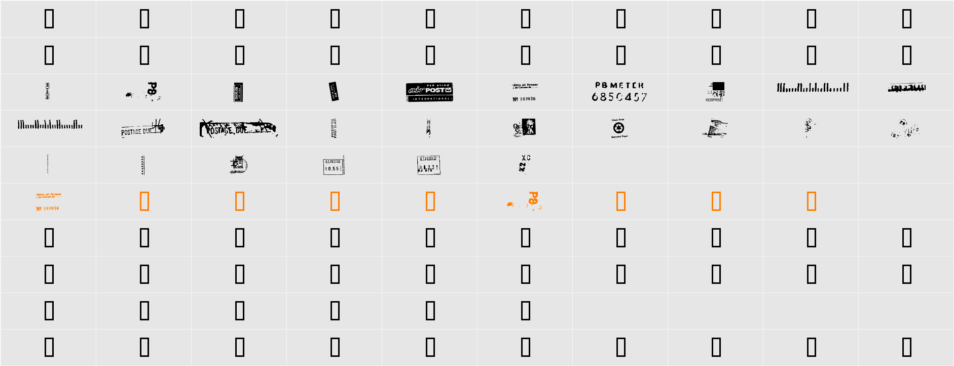 Dead Letter Office Seventeen Character Map