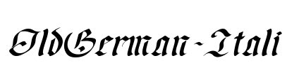 OldGerman-Itali