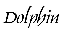 Dolphin Font Image