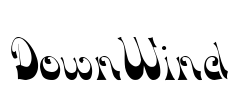 DownWind Font Image