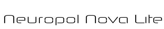 Neuropol Nova Lite Font Image