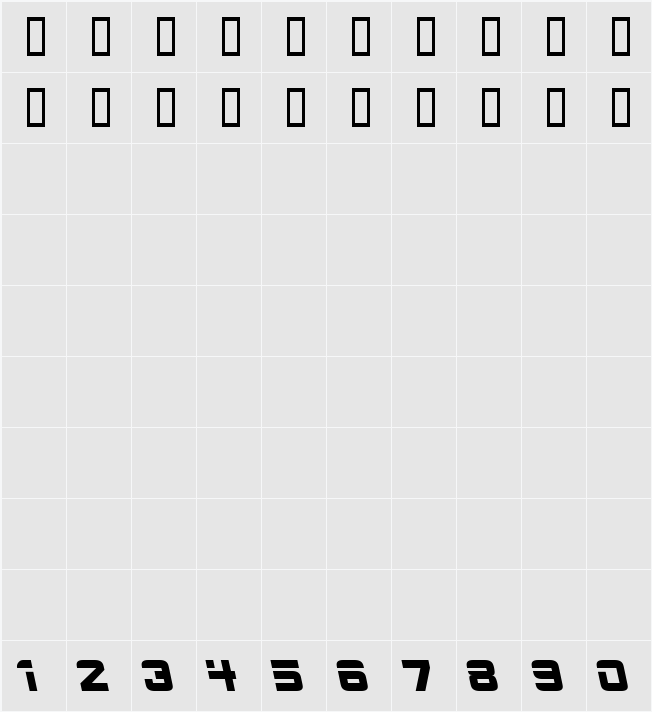 Star Trek Hebrew Italic Character Map