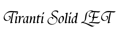 Tiranti Solid LET