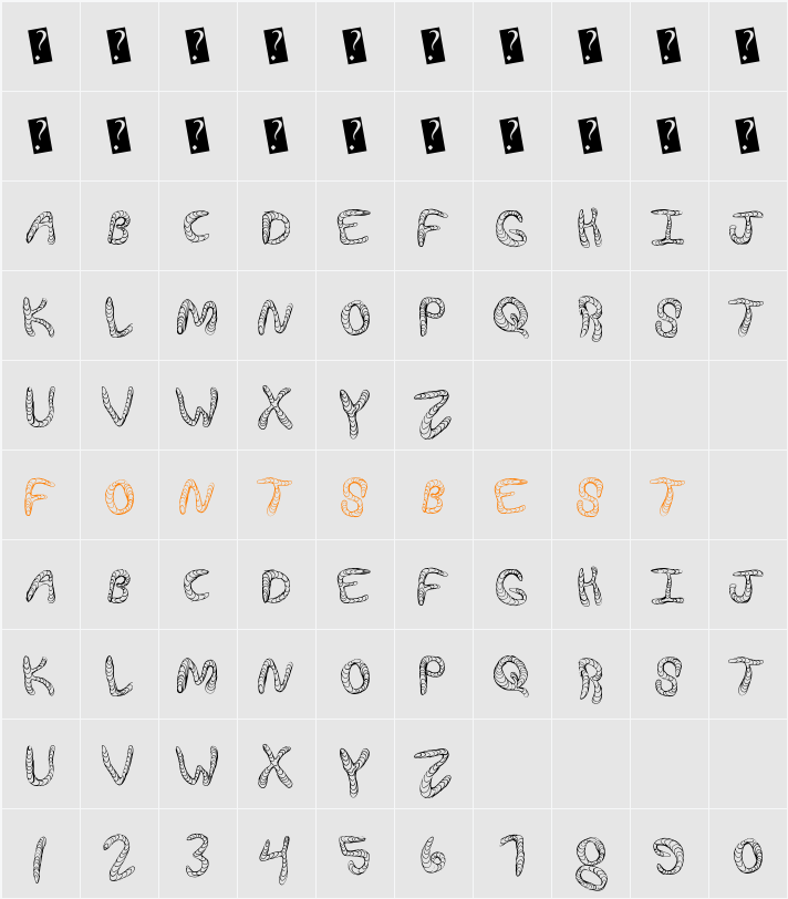 WurmFun Character Map