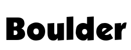 Boulder Font Image