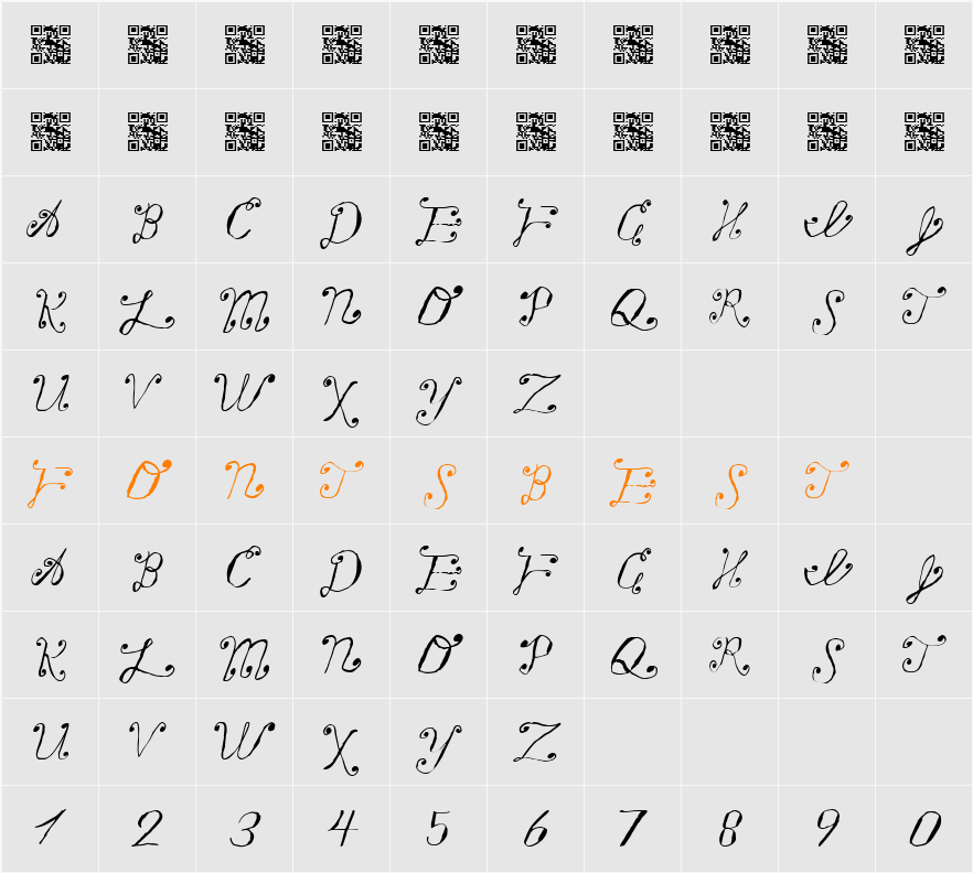 Making a List Checking it Twice Character Map