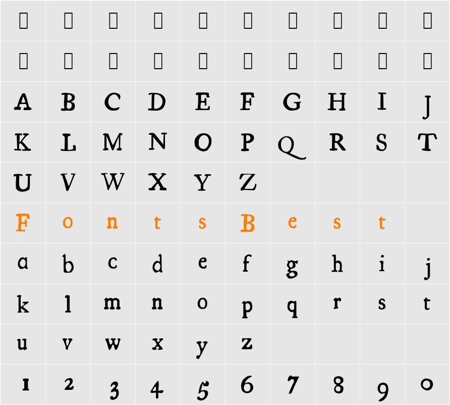LPEducational Character Map