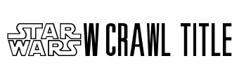 SW Crawl Title Font Image