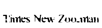 Times New Zoo-man