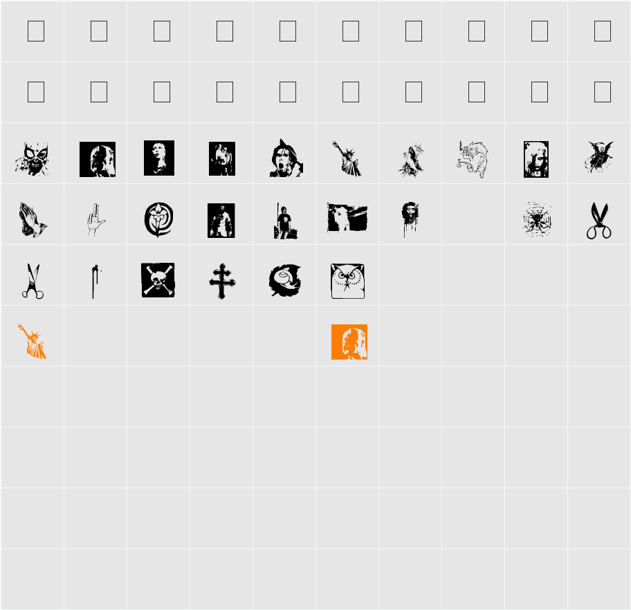 LDC Character Map