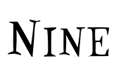 Nine Font Image