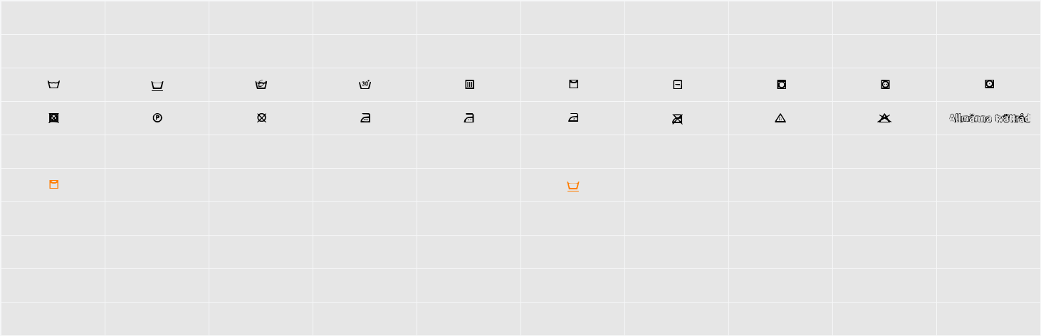Wash me, please Character Map
