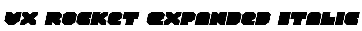 VX Rocket Expanded Italic