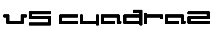 V5 Cuadra2 Font Image