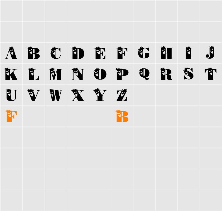 ryp_scarey Character Map