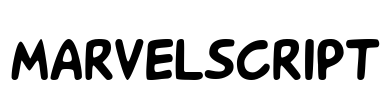 MarvelScript Font Image