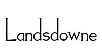 Landsdowne Font Image