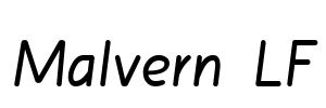 Malvern LF Font Image