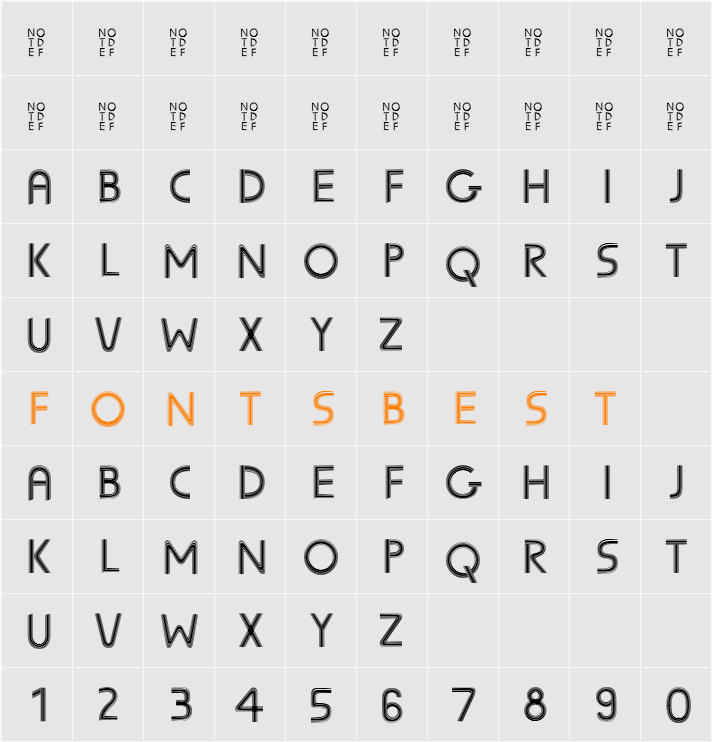 Sunscreen Septaline Character Map