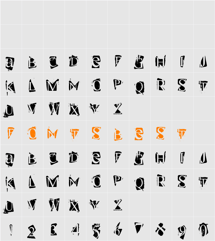 super danger Character Map