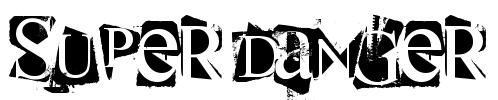 super danger Font Image