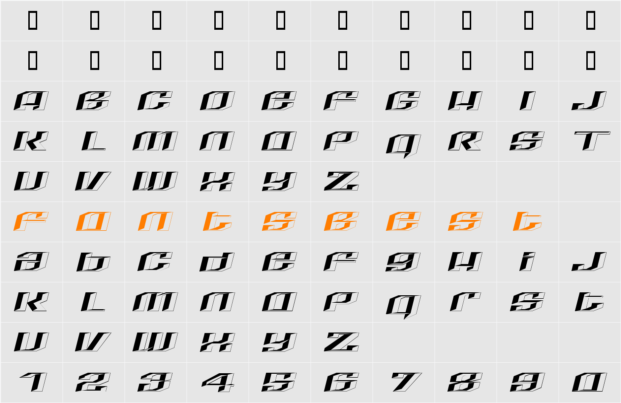 LHF Quantum CONVEX Character Map