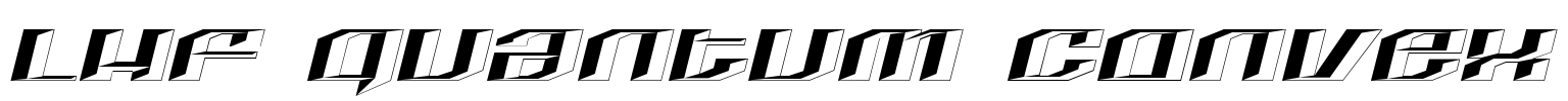 LHF Quantum CONVEX Font Image