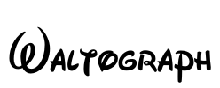Waltograph Font Image