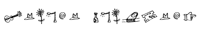 manita dingbats Font Image