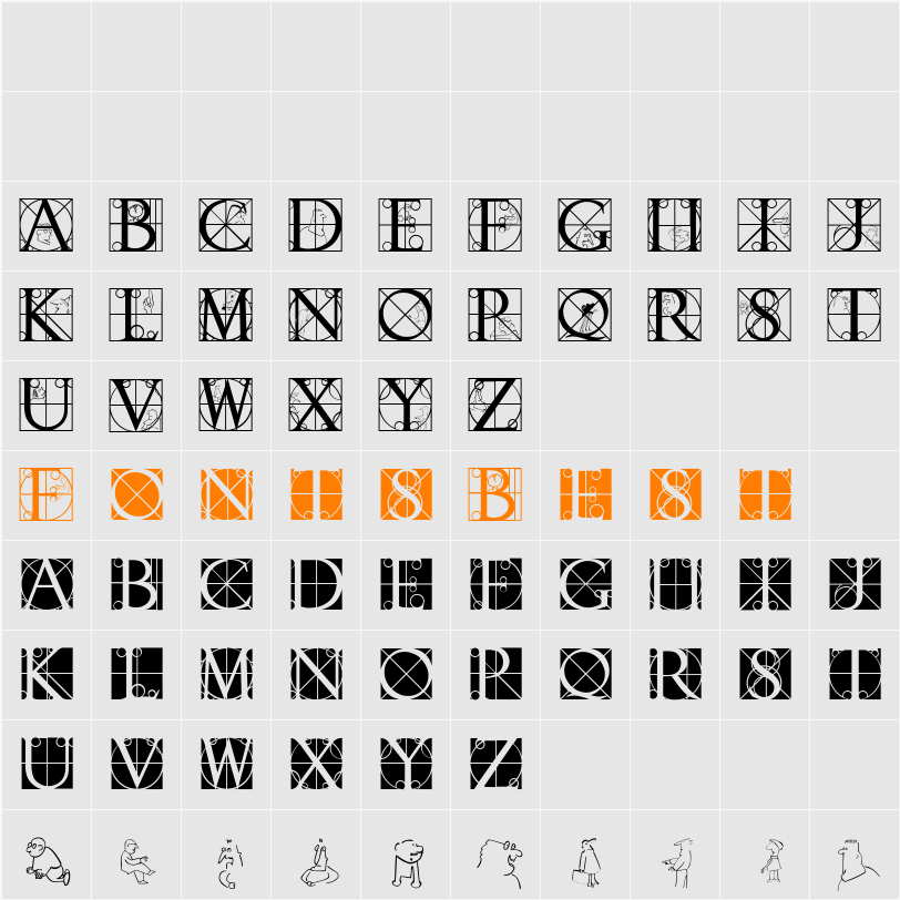 RodgauHeads Character Map