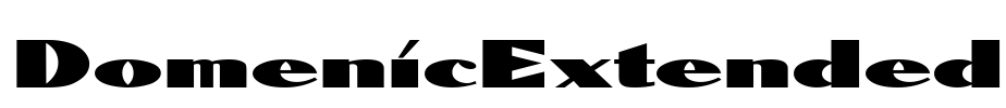 DomenicExtended Font Image