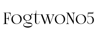 FogtwoNo5 Font Image