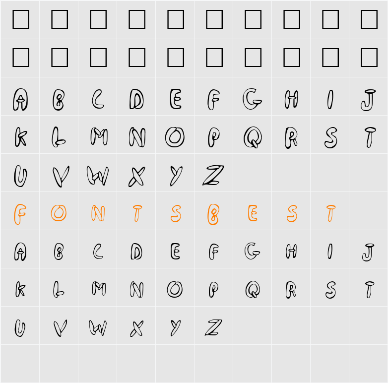 Soss Character Map