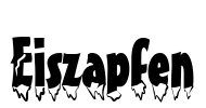 Eiszapfen Font Image