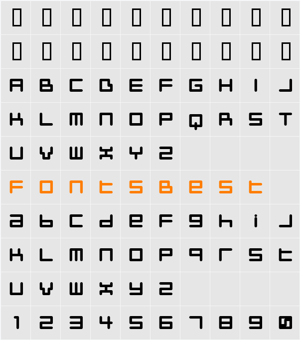 Neustyle Character Map