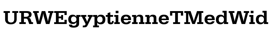 URWEgyptienneTMedWid Font Image