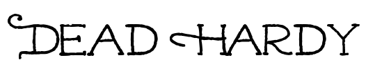 Dead Hardy Font Image