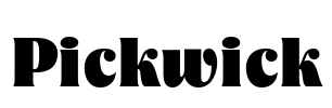 Pickwick Font Image